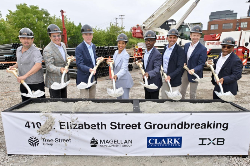 410 N. Elizabeth groundbreaking
