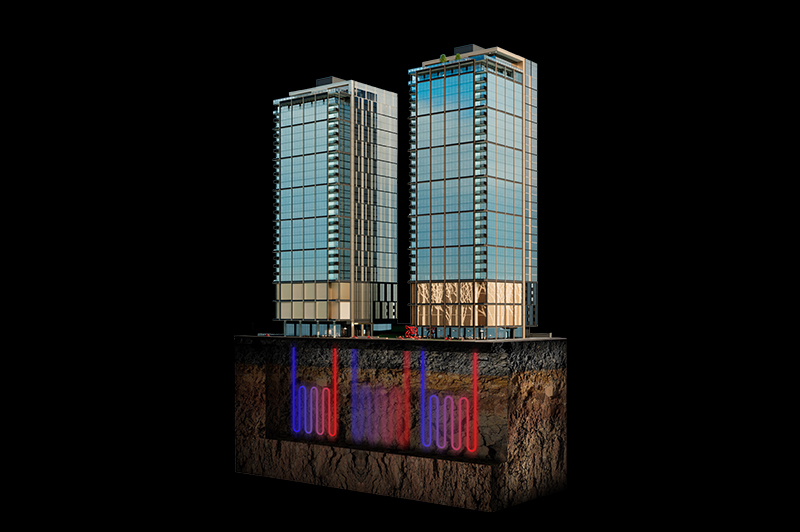410 N. Elizabeth geothermal system